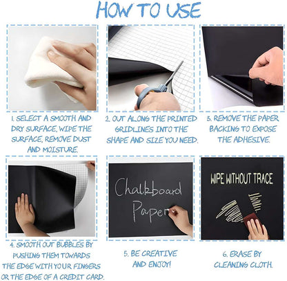 Sticker Black Board-Wall Sticker Removable Decal Chalkboard