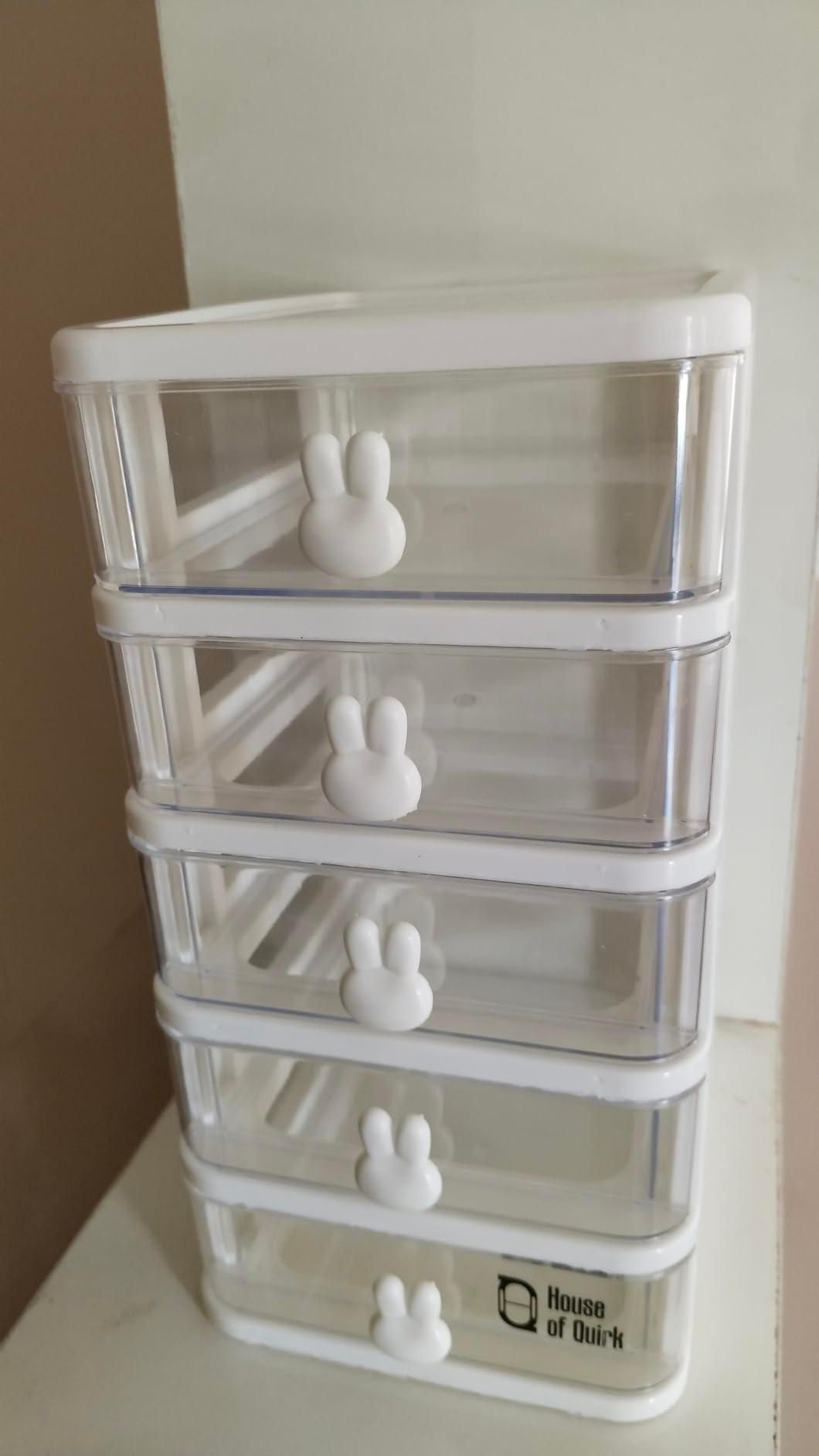 5 स्तरीय पारदर्शी आभूषण बॉक्स