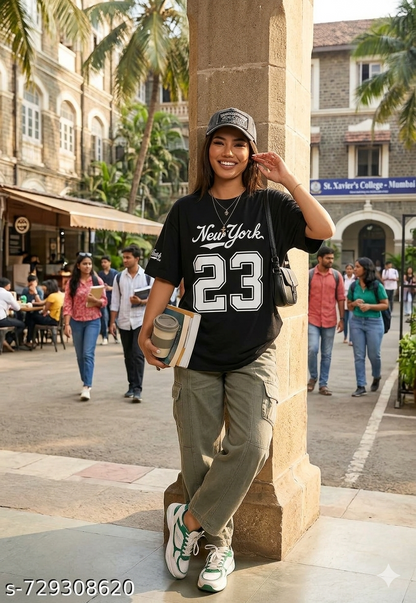 Retro-inspired woman's t-shirt with a classy design by IndiKartNest, featuring a stylish Gemini graphic on soft fabric.