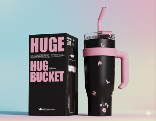 Stainless Steel Vacuum Travel Coffee Mug Cup (Black)